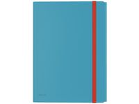 Gummibandsmapp LEITZ COSY 3-kl A4 PP bl