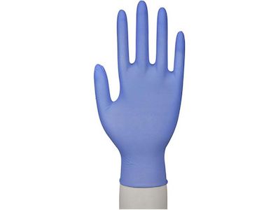 Handske nitril pud./accfri blå XL 100/FP