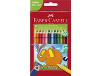 Färgpenna Jumbo trekant 12 färger/fp