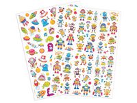 Stickers robotar rymdfigurer 154/fp