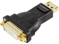 Adapter DELTACO DP-DVI svart