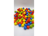 Papperskulor mix färgade 200/FP