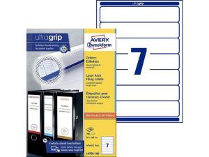Etikett AVERY Pärm 192x38mm 700/FP