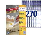 Etikett Avtagbara 17,8x10mm 8100/fp