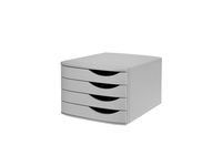 Blankettbox JAMELA 4 lådor ECO grå