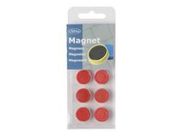 Magnetknappar ACTUAL 16mm röd 10/FP