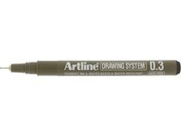 Fineliner ARTLINE EK233 0,3mm svart