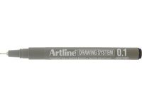 Fineliner ARTLINE EK231 0,1mm svart