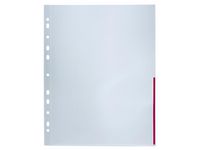 Plastficka sig BANTEX A4 0,12 röd 100/FP