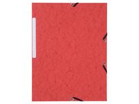 Gummibandsmapp  A4 3-kl röd 10/FP