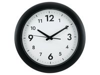 Väggur ALBA Easytime Ø30cm svart