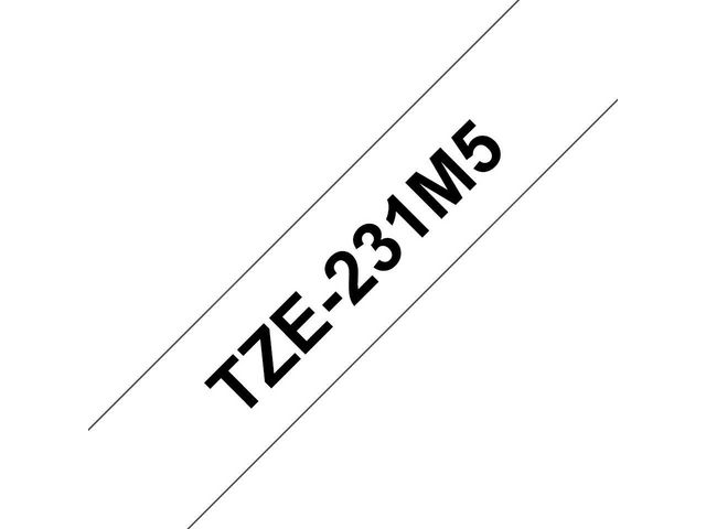 Tape BROTHER TZE231M5 12mm S på V 5/FP
