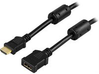 Kabel DELTACO HDMI Förlängning Ha-Ho 5m