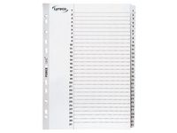 Kartongregister  A4 1-31 vit