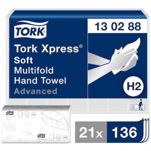 Handduk TORK Adv H2 Xpress 2856/fp