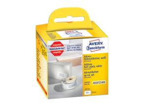 Etikett AVERY 89x36mm på rulle 260/FP
