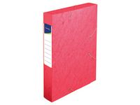 Arkivlåda , 6cm rygg röd