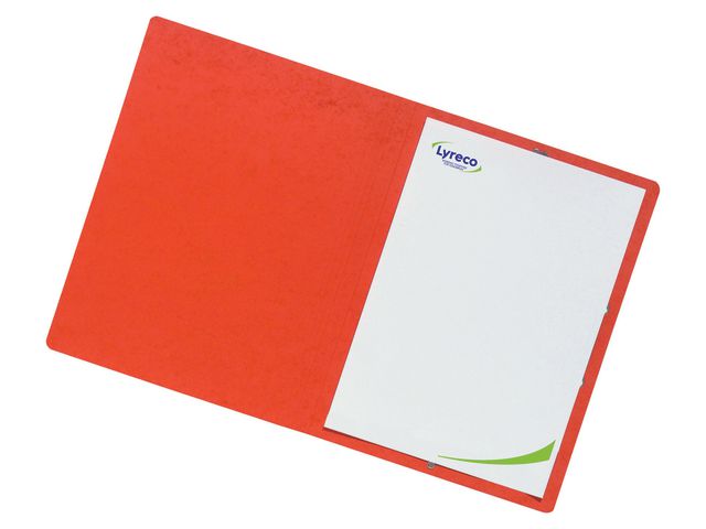 Gummibandsmapp  kart A4 röd 10/FP