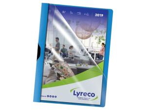 Klämmapp  PP A4 3mm blå 5/FP