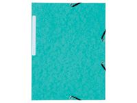 Gummibandsmapp  A4 3-kl grön 10/FP