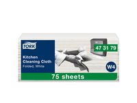 Rengöringsduk TORK W4 Kök vikt vit 75/FP