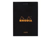 Anteckningsbok RHODIA A7 80b linj svart