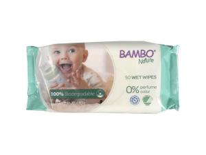 Våtservett BAMBO komposterbar 50/FP