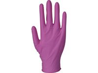 Nitrilhandske puderfri rosa L 100/FP