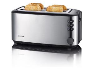 Brödrost 4 skivig rostfri