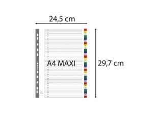 Plastregister EXACOMPTA PP A4+ 1-31 f.f