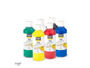 Textilfärg 250ml x 6 färger 6/fp