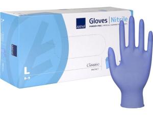 Nitrilhandske Puderfri Blå L 150/FP