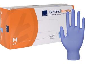 Nitrilhandske Puderfri Blå M 150/FP