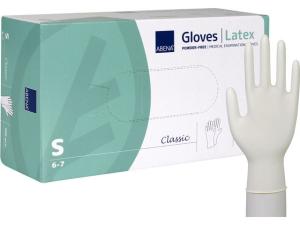 Latexhandske Puderfri S 100/FP
