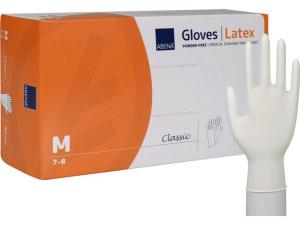 Latexhandske Puderfri M 100/FP