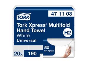 Handduk TORK Universal H2 2-lag 3800/FP