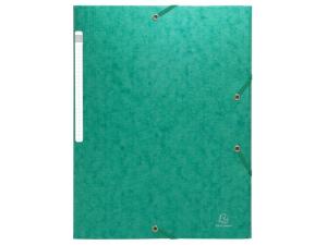 Gummibandsmapp SCOTTEN 3-klaff A4 grön