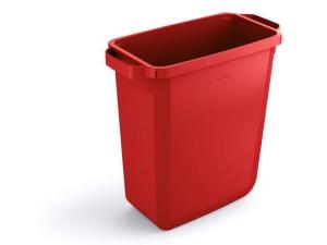 Papperstunna DURABIN rektangulär 60L röd
