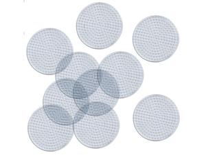 Pärlplatta liten rund 8,5cm diam 10/fp