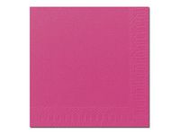 Duni Servett 3-lags 33x33cm Rosa (fp om 125 st)