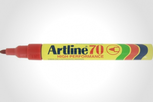 Märkpenna Artline 70 Permanent 1.5 röd