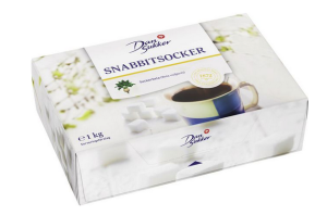 Snabbitsocker DANSUKKER låda 1kg