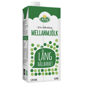Mjölk ARLA lång hållbarhet laktosf 1L