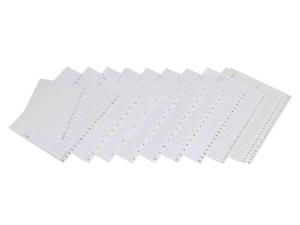 Plastregister PP A4 1-12 vit