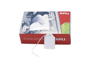 Etikett med snöre 34x53mm 500 fp