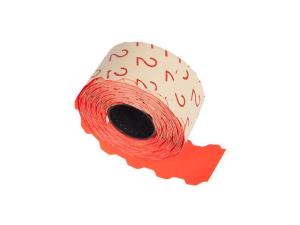 Prisetikett 32x19mm G2 röd 5000 fp