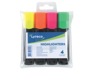 Överstrykningspenna LYRECO 2-5mm 4 fp