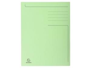 Mapp EXACOMPTA 3-kl kartong 280g A4 grön