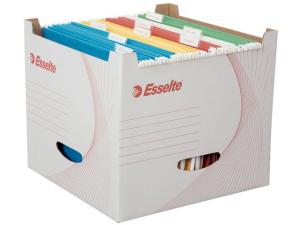 Arkivbox ESSELTE f hängmappar m lock