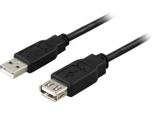 Kabel DELTACO USB 2 0 förlängning 3m sva